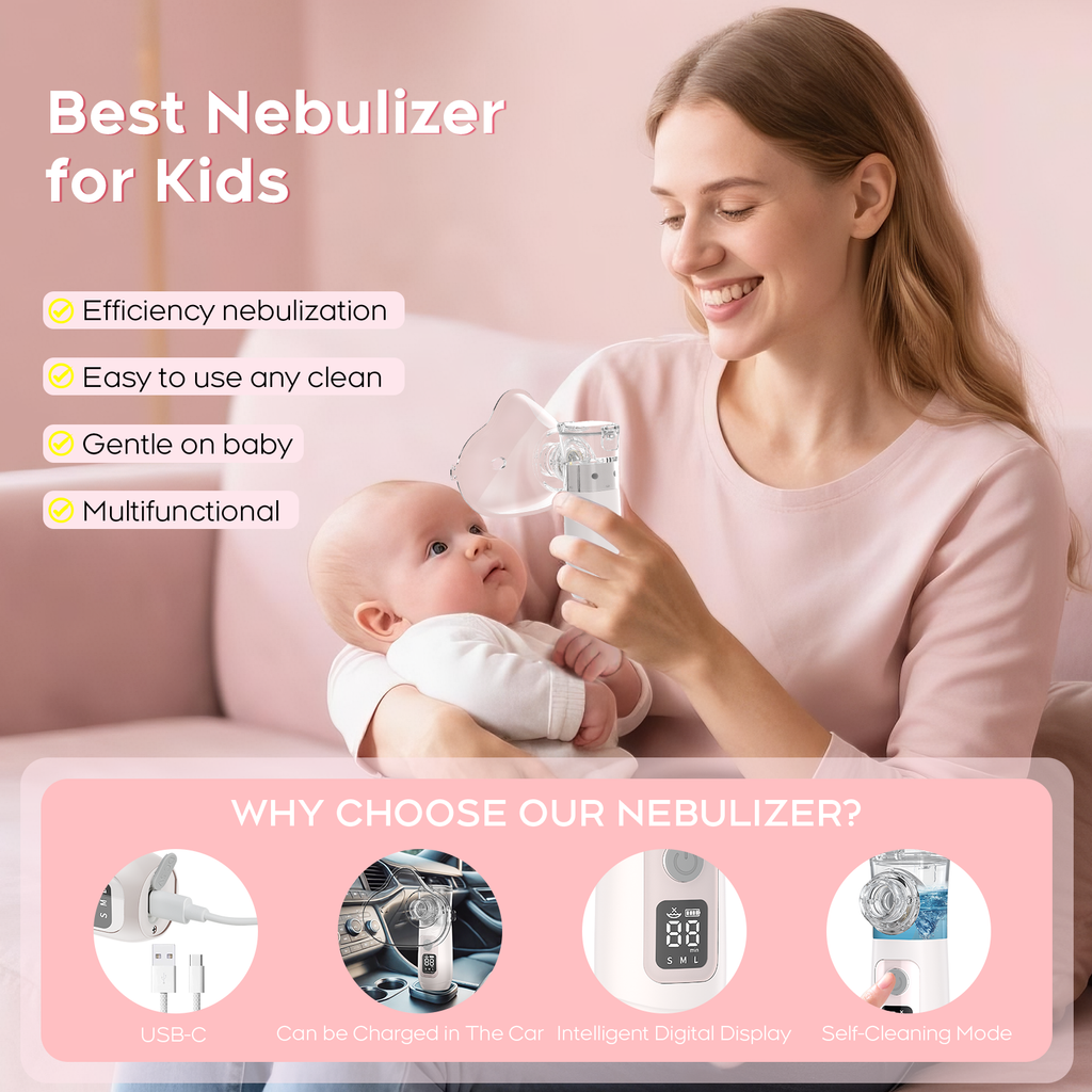 The Swirler Nebulizer - Nebulizer,Nebulizer for Adults & Kids,Portable Nebulizer, Handheld Nebulizer for Home